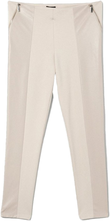 Karen Millen Ponte & Faux Leather Zip Detail Jodhpur Leggings | 40plusstyle.com