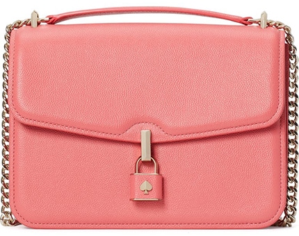 Kate Spade New York Locket Leather Flap Crossbody Bag | 40plusstyle.com