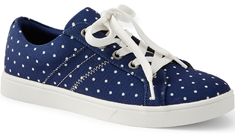 Lands' End Canvas Sneakers | 40plusstyle.com