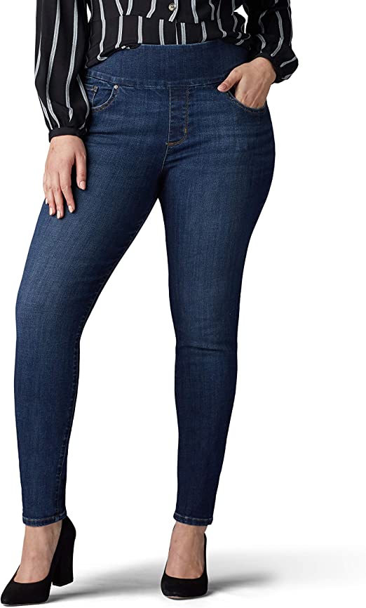 Lee Sculpting Skinny Leg Pul-On Jeans | 40plusstyle.com