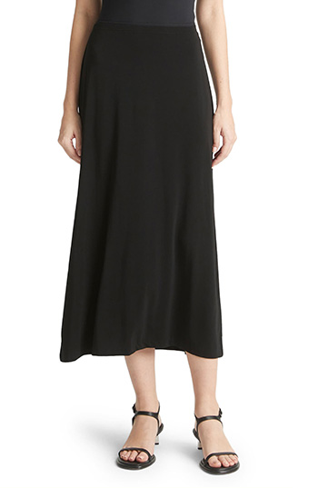 Vince Pull-On Midi Skirt | 40plusstyle.com