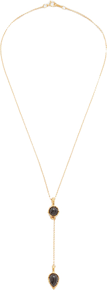 Brinker + Eliza Mellie Crystal Bead Necklace | 40plusstyle.com