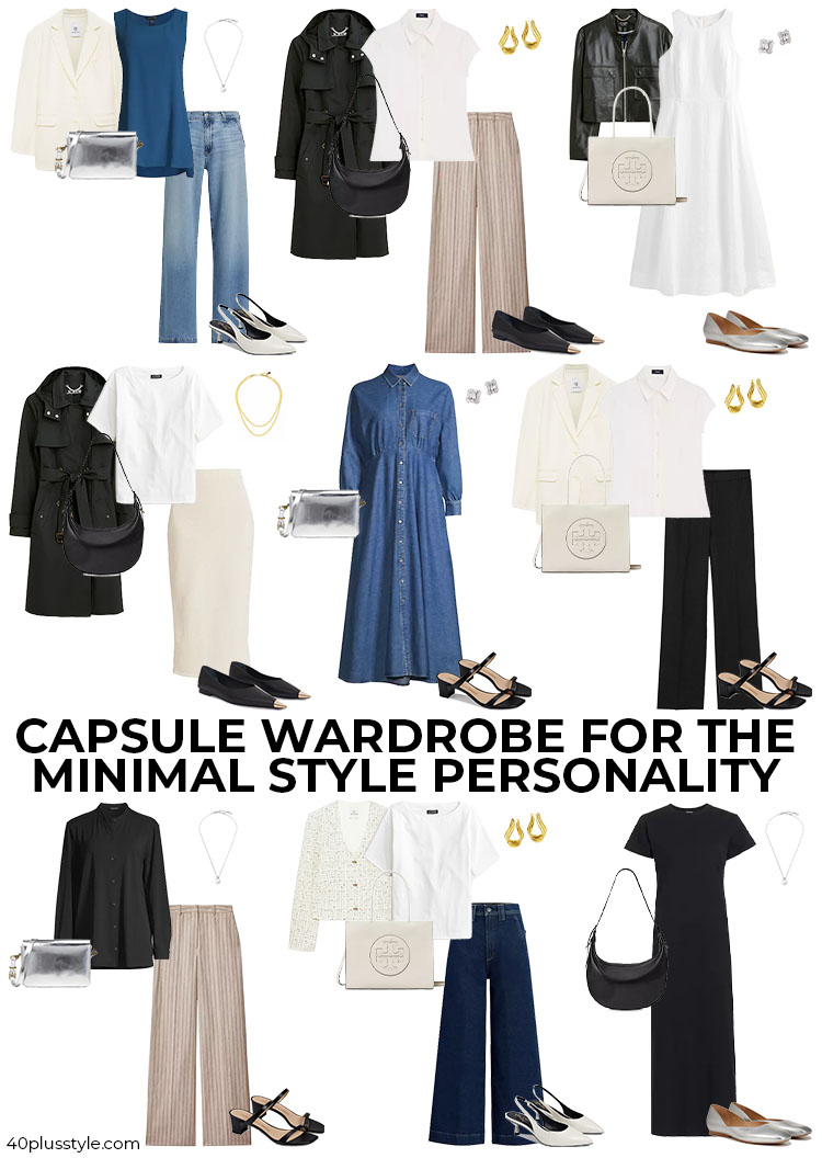 A capsule wardrobe for the minimal style personality | 40plusstyle.com