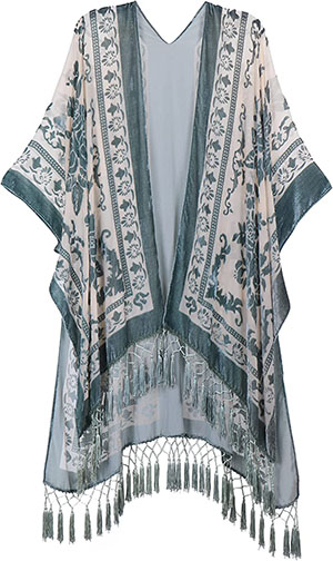 MJ SERECA Burnout Kimono | 40plusstyle.com