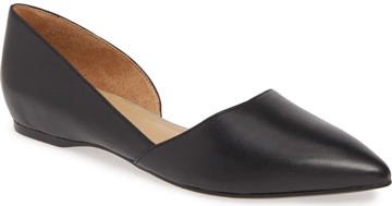 Naturalizer 'Samantha' half d'Orsay flat | 40plusstyle.com