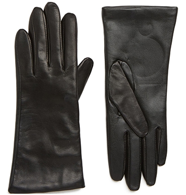 Nordstrom cashmere lined leather touchscreen gloves | 40plusstyle.com