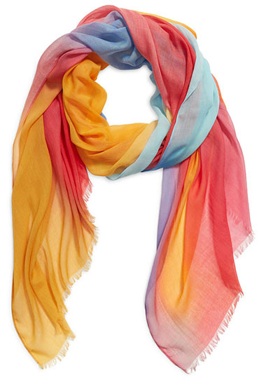 Nordstrom Print Modal & Silk Scarf | 40plusstyle.com