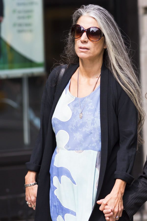 long sleek gray hair | 40plusstyle.com