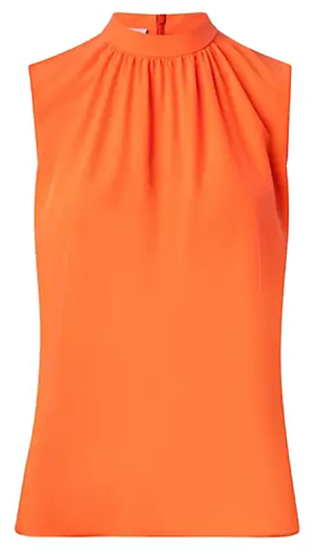 Akris punto Silk Sleeveless Blouse | 40plusstyle.com