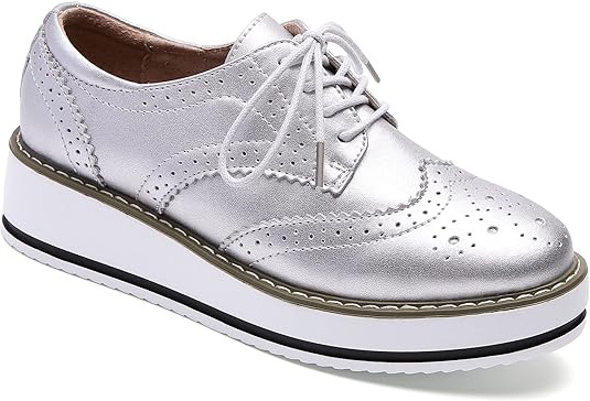 DADAWEN Platform Oxfords Shoe | 40plusstyle.com