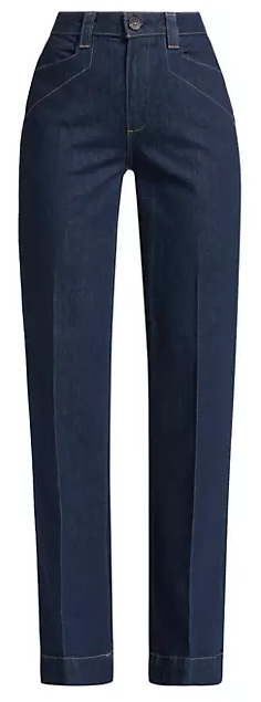 PAIGE Leenah Wide Leg Jeans | 40plusstyle.com