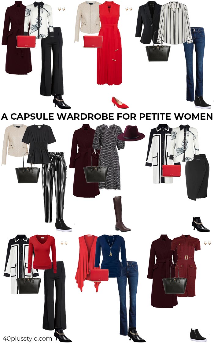 A capsule wardrobe for the petites | 40plusstyle.com