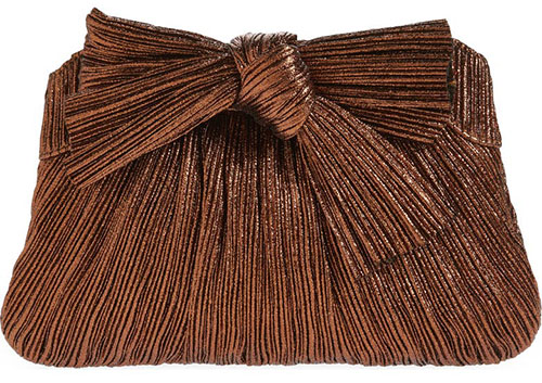 Loeffler Randall Rayne Plissé Clutch | 40plusstyle.com