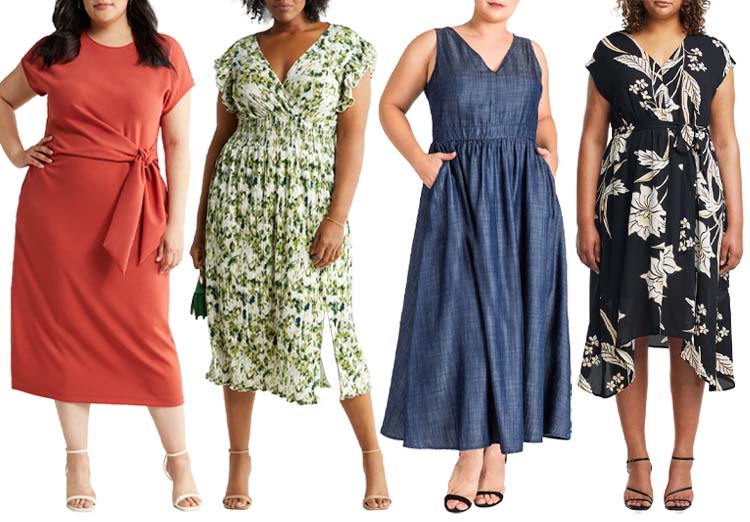 Plus size dresses to hide your belly | 40plusstyle.com