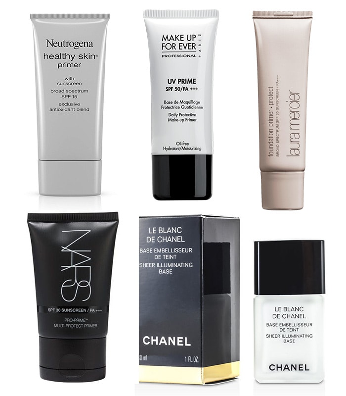 The best primers and foundations with spf protection!