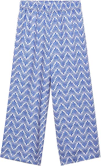 MANGO Printed Pants  40plusstyle.com