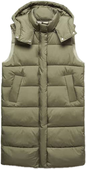 MANGO Quilted Vest | 40plusstyle.com