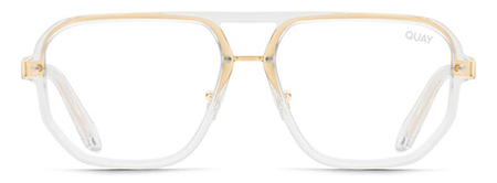 Quay Australia Front Row 46mm Aviator Optical Glasses | 40plusstyle.com