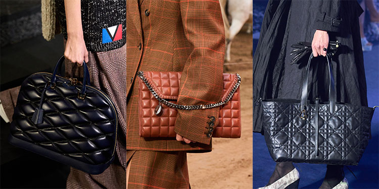 Fall 2023 handbag trends: quilted | 40plusstyle.com