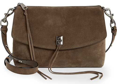 Rebecca Minkoff Darren Leather Shoulder Bag | 40plusstyle.com