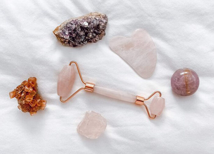 Rose quartz face rollers | 40plusstyle.com