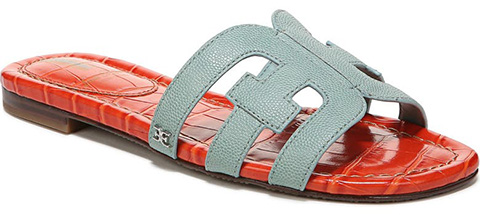 Sam Edelman Bay Cutout Slide Sandal | 40plusstyle.com