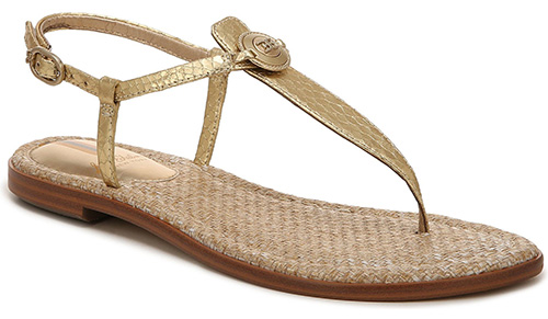 Sam Edelman Gigi Signet Sandal | 40plusstyle.com