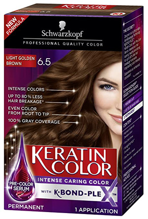 Schwarzkopf Keratin Color Anti-Age Hair Color Cream | 40plusstyle.com