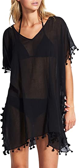 Seafolly Tassel Trim Kaftan | 40plusstyle.com