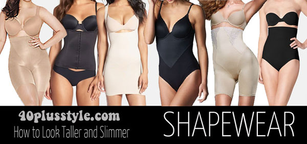 how shapewear can help you look taller and slimmer | 40plusstyle.com