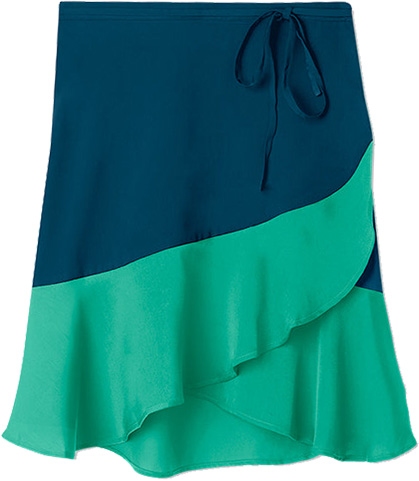 Summersalt The Short Beach to Brunch Wrap Skirt | 40plusstyle.com