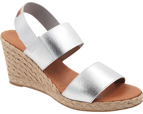 André Assous Allison Espadrille Wedge Sandal | 40plusstyle.com