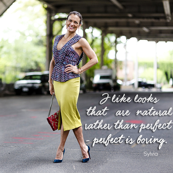 Simply Sylvia style quote | 40plusstyle.com