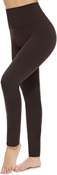 CakCton fleece lined tummy control leggings | 40plusstyle.com