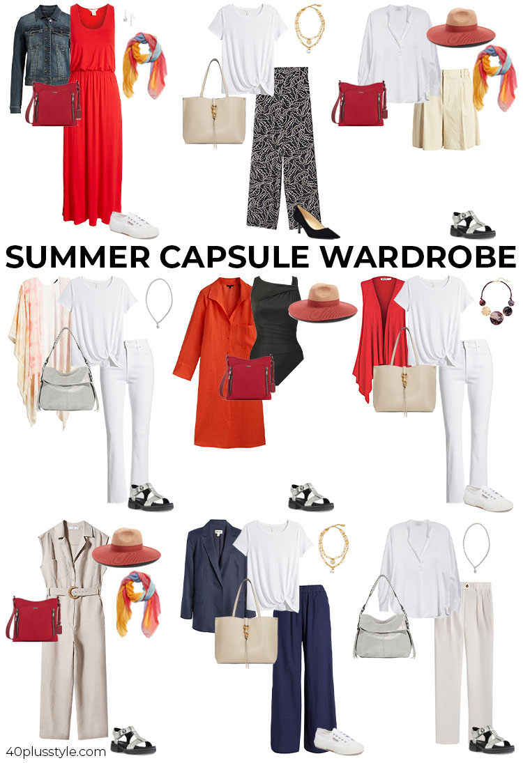 Summer capsule wardrobe | 40plusstyle.com