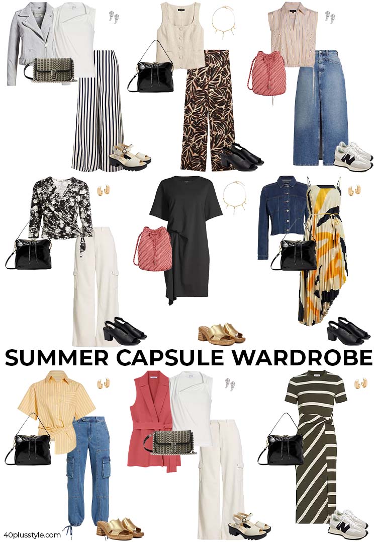 Summer capsule wardrobe | 40plusstyle.com