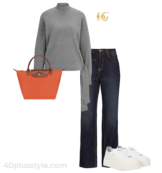 Casual outfit idea | 40plusstyle.com