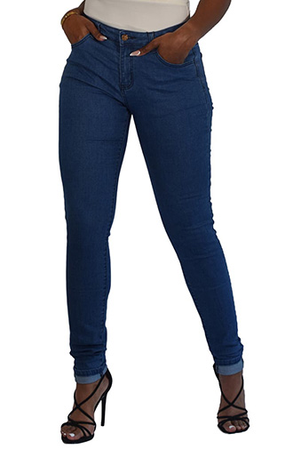 TABOO DENIM Skinny Jeans | 40plusstyle.com