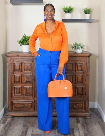 How to wear orange | 40plusstyle.com