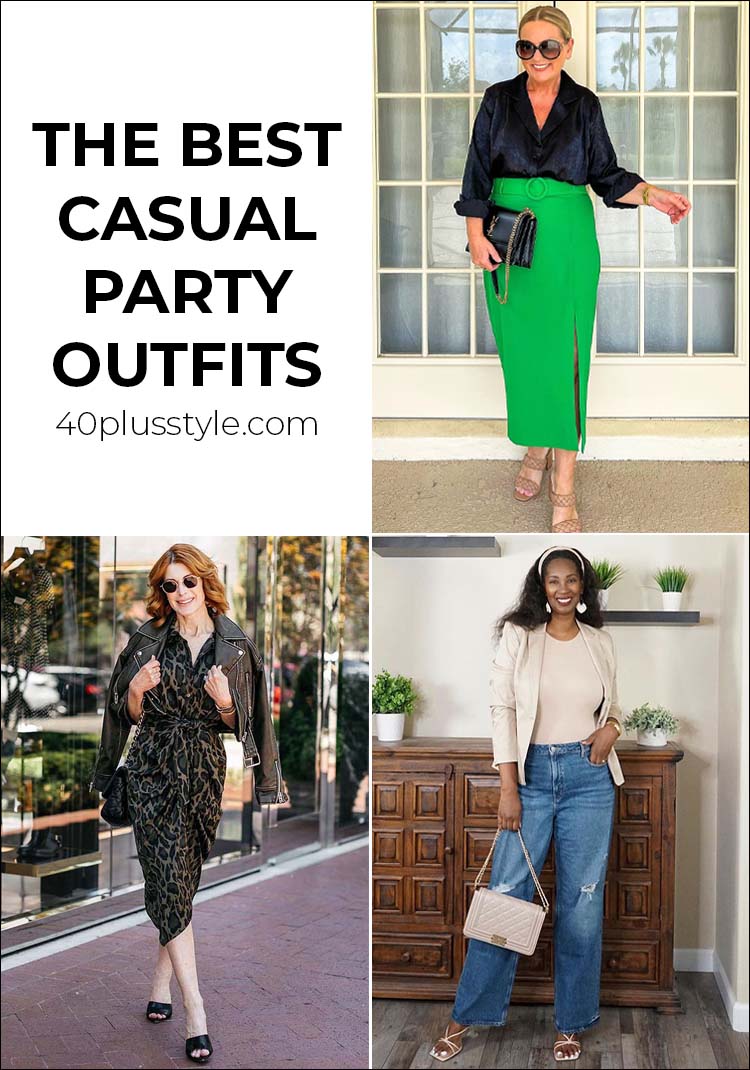 The best casual party outfits that make an impact | 40plusstyle.com