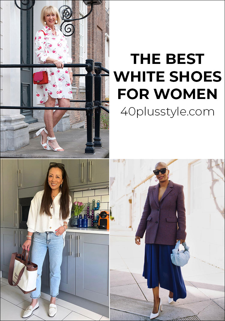 The best white shoes for women - and how to wear them | 40plusstyle.com