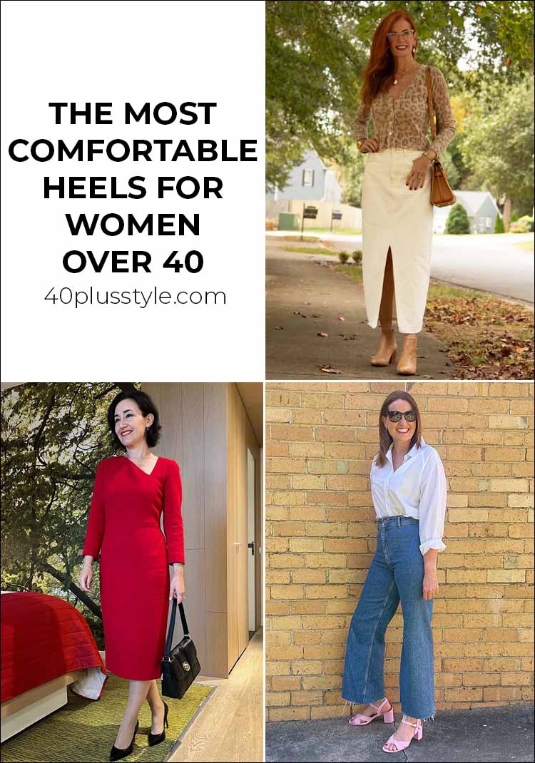 The most comfortable heels for women over 40 | 40plusstyle.com