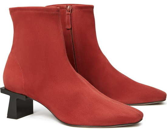 Tory Burch T Block Heel Ankle Bootie | 40plusstyle.com