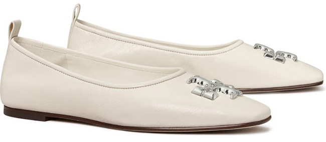 Tory Burch Eleanor Ballet Flat | 40plusstyle.com