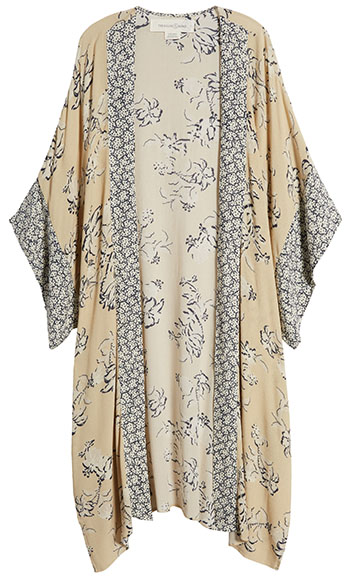 Treasure & Bond Border Print Duster | 40plusstyle.com