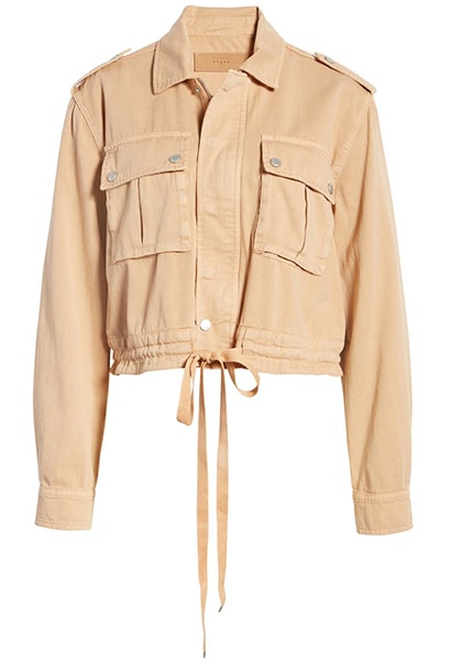 BLANKNYC Twill Utility Jacket | 40plusstyle.com