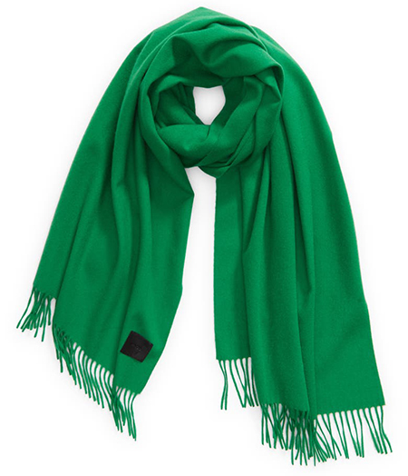 Vince Milled Fringe Trim Merino Wool Wrap | 40plusstyle.com