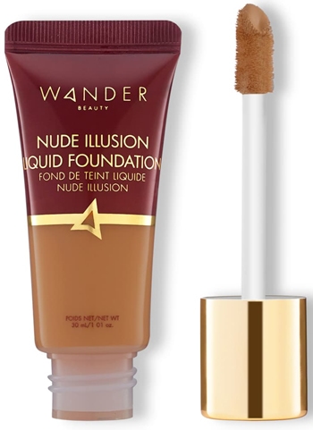 Best foundation for mature skin - Wander Beauty Nude Illusion Liquid Foundation | 40plusstyle.com