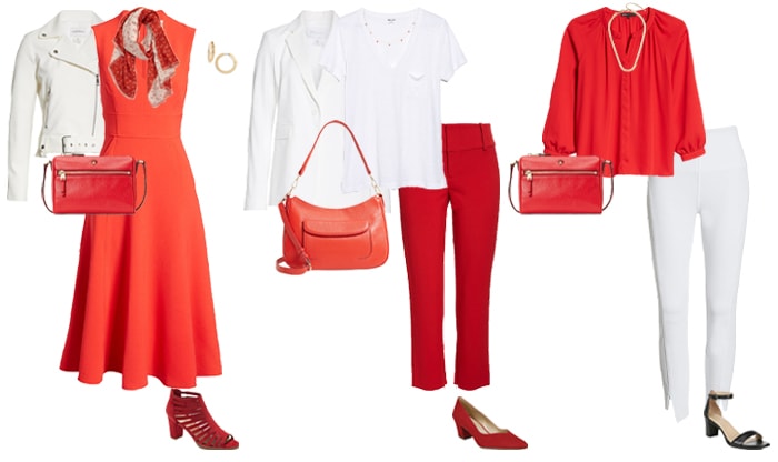 How to wear red and white | 40plusstyle.com