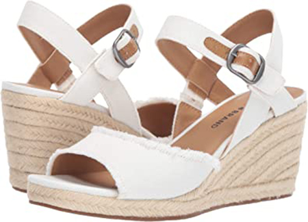 Lucky Brand Mindra Wedge Sandal | 40plusstyle.com